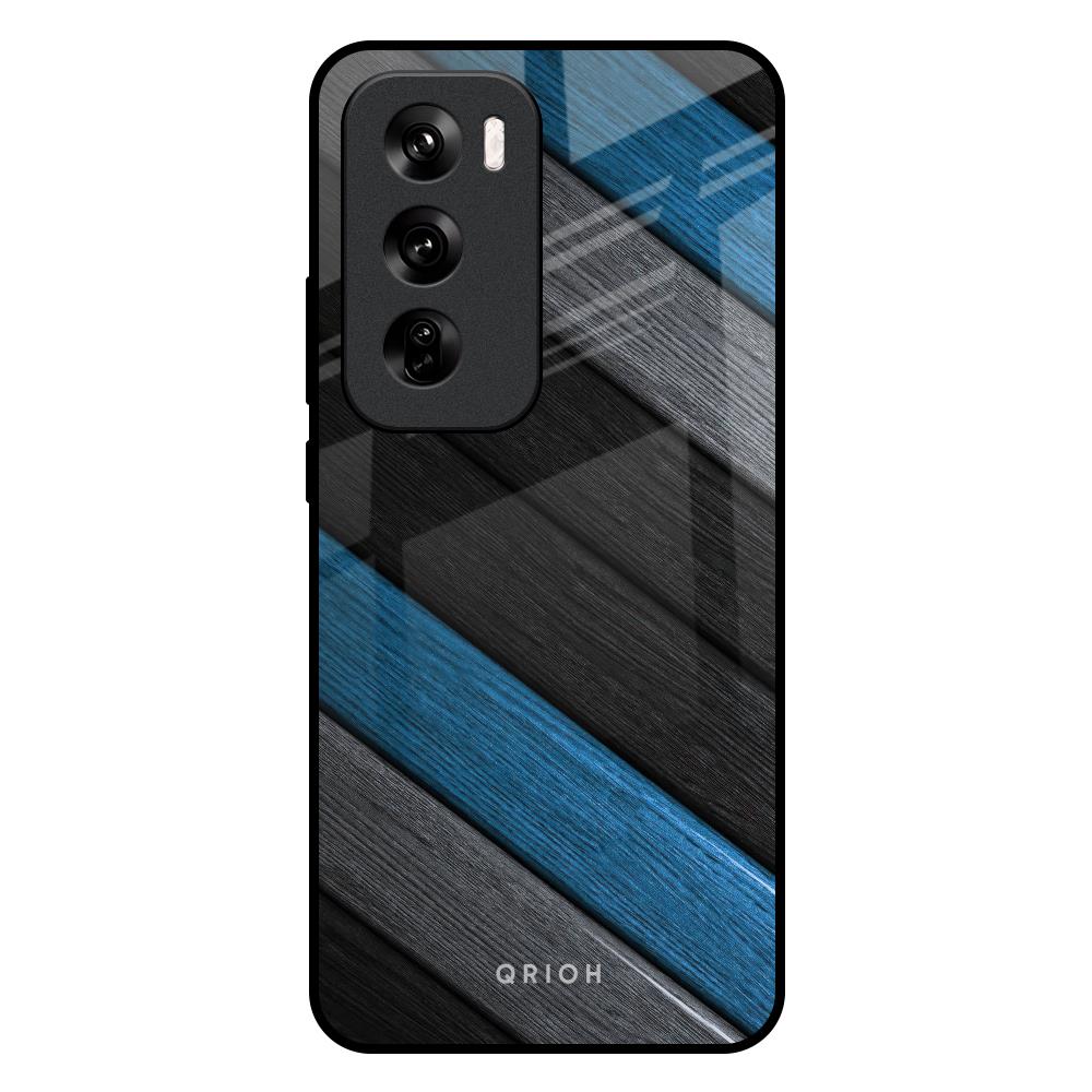 Multicolor Wooden Effect Oppo Reno 12 Pro 5G Glass Back Cover Online