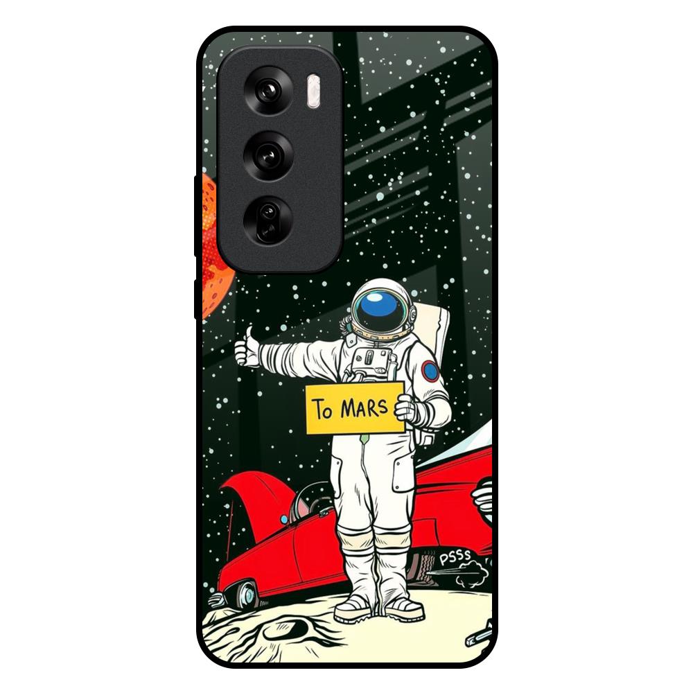 Astronaut on Mars Oppo Reno 12 Pro 5G Glass Back Cover Online