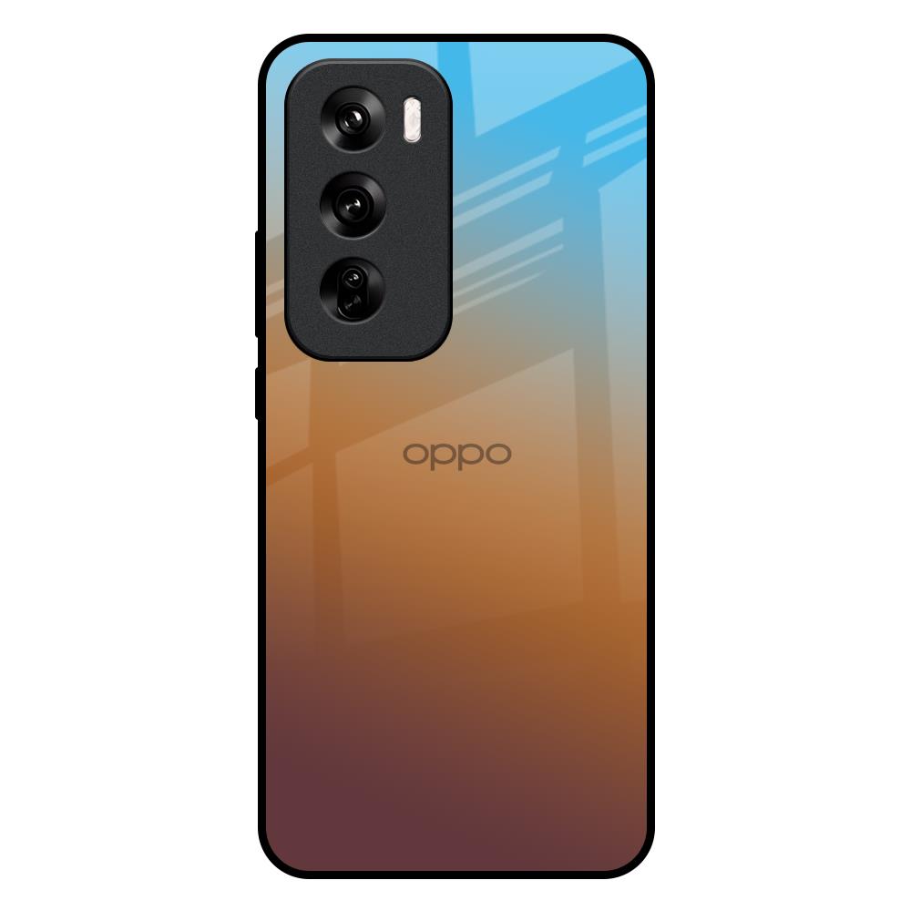 Rich Brown Oppo Reno 12 Pro 5G Glass Back Cover Online