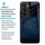 Dark Blue Grunge Glass Case for Oppo Reno 12 Pro 5G