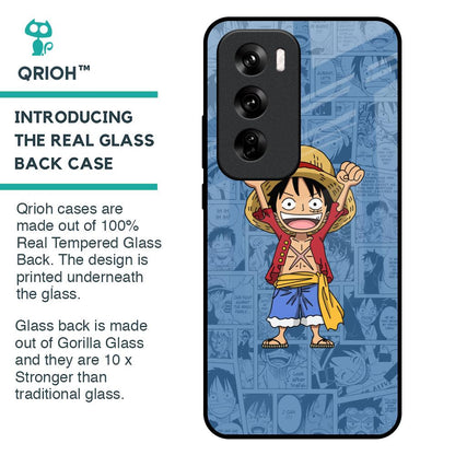 Chubby Anime Glass Case for Oppo Reno 12 Pro 5G