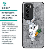 Cute Baby Bunny Glass Case for Oppo Reno 12 Pro 5G