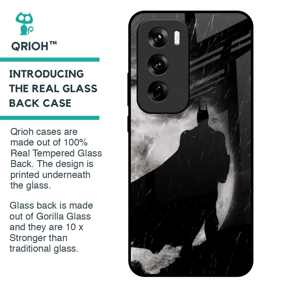 Dark Warrior Hero Glass Case for Oppo Reno 12 Pro 5G