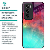 Colorful Aura Glass Case for Oppo Reno 12 Pro 5G