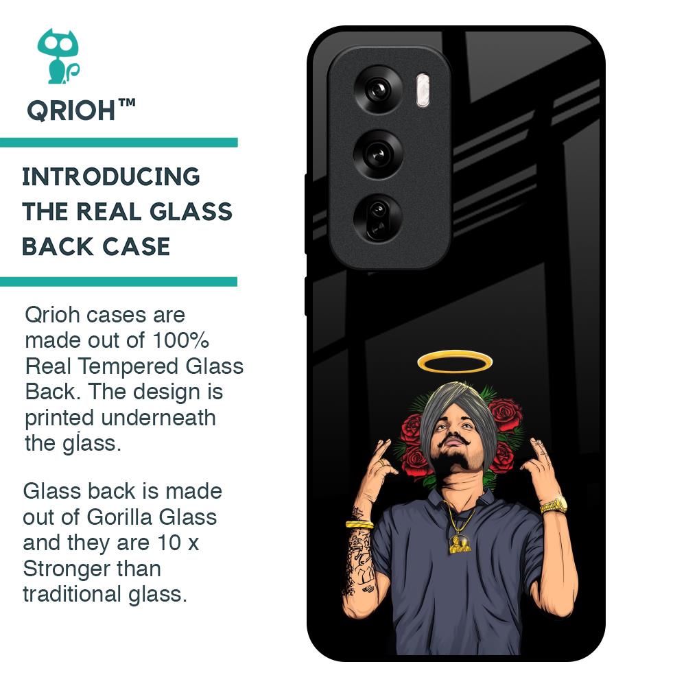 Punjabi Singer Poster Glass Case for Oppo Reno 12 Pro 5G