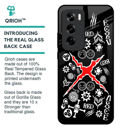 Red Zone Glass Case for Oppo Reno 12 Pro 5G