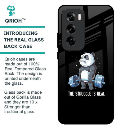 Real Struggle Glass Case for Oppo Reno 12 Pro 5G
