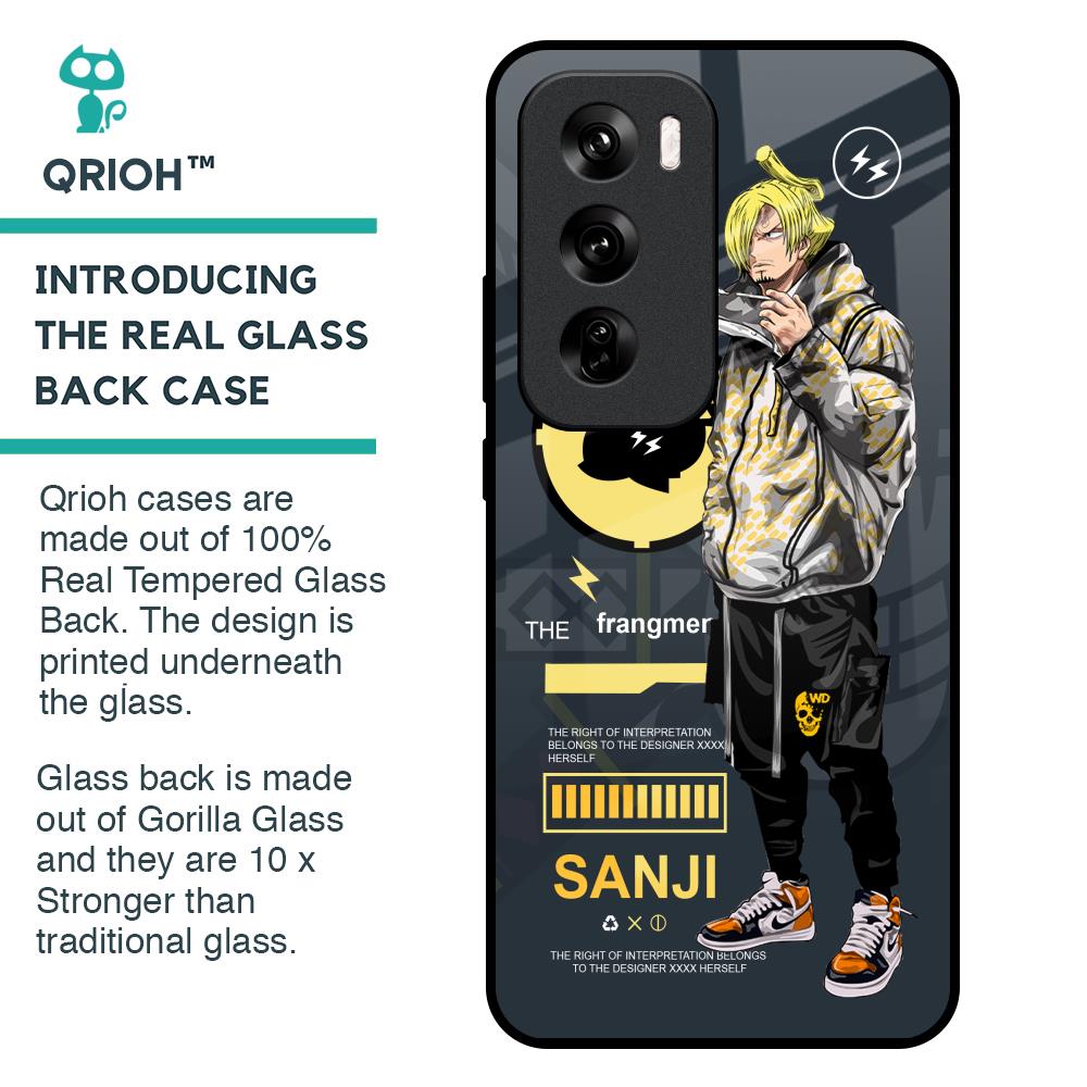 Cool Sanji Glass Case for Oppo Reno 12 Pro 5G