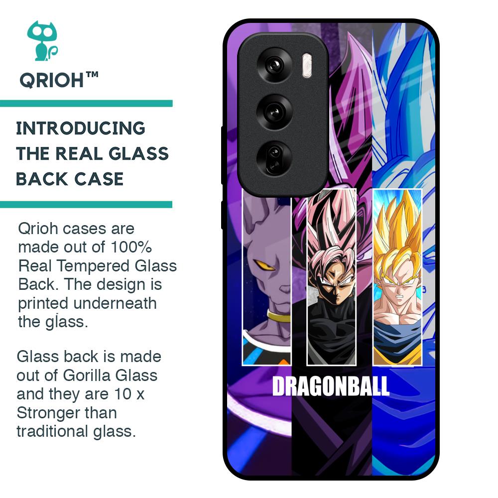 DGBZ Glass Case for Oppo Reno 12 Pro 5G