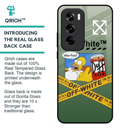 Duff Beer Glass Case for Oppo Reno 12 Pro 5G