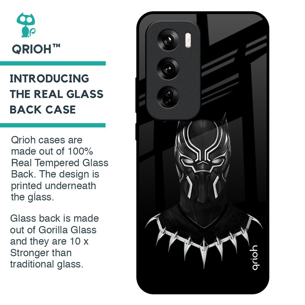 Dark Superhero Glass Case for Oppo Reno 12 Pro 5G