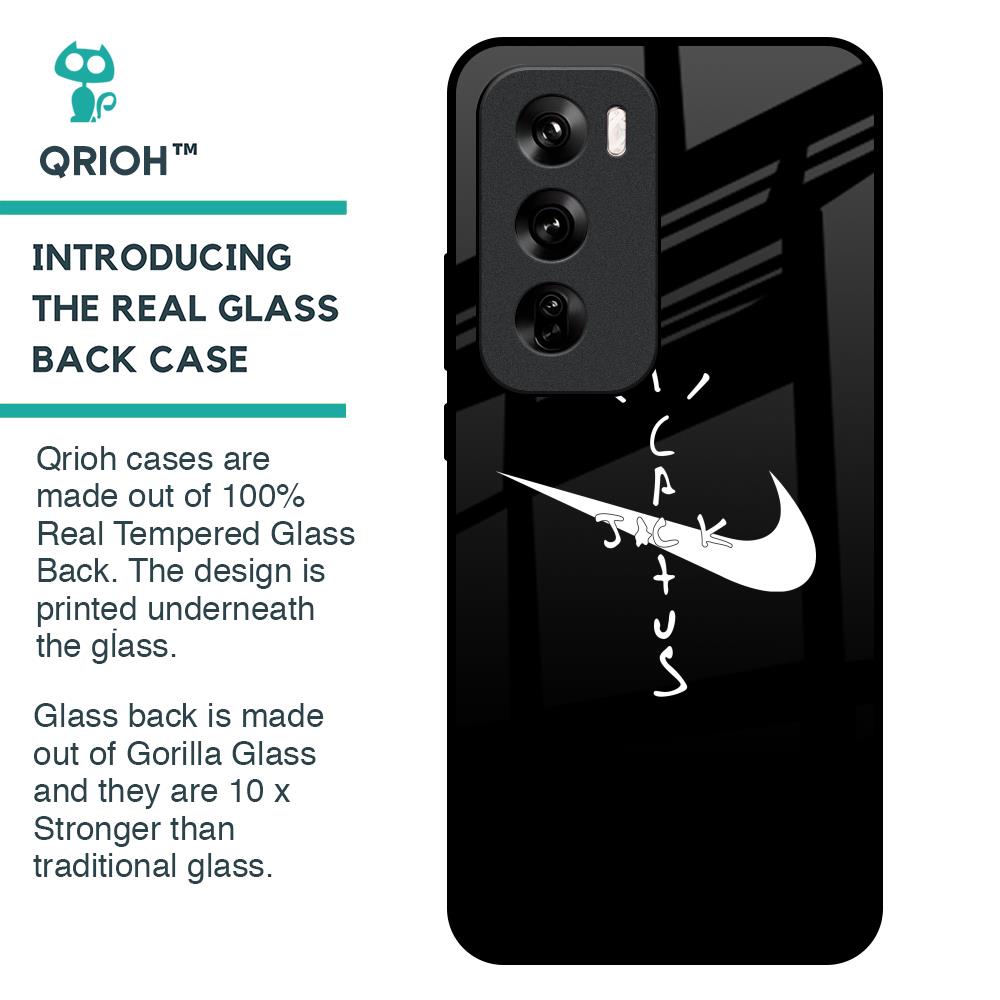 Jack Cactus Glass Case for Oppo Reno 12 Pro 5G