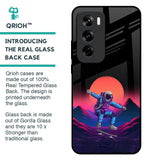 Retro Astronaut Glass Case for Oppo Reno 12 Pro 5G