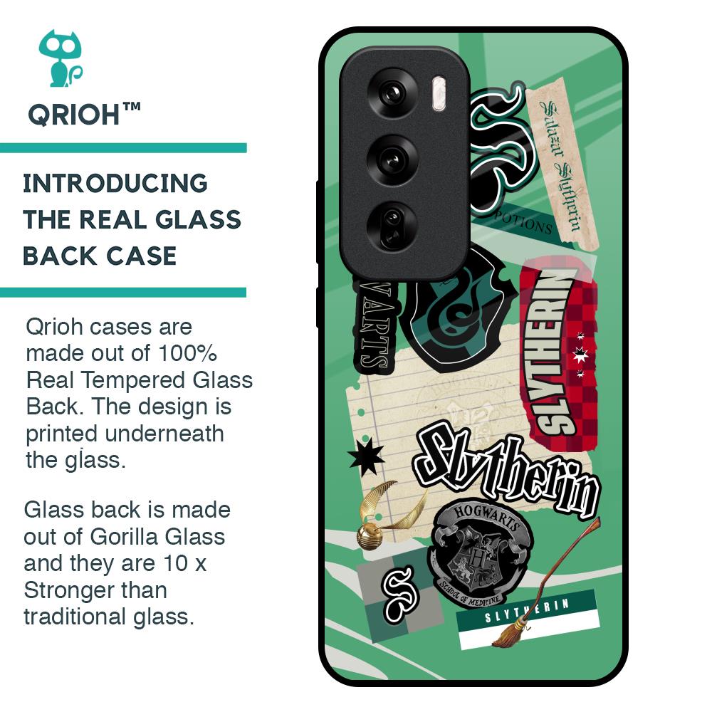 Slytherin Glass Case for Oppo Reno 12 Pro 5G