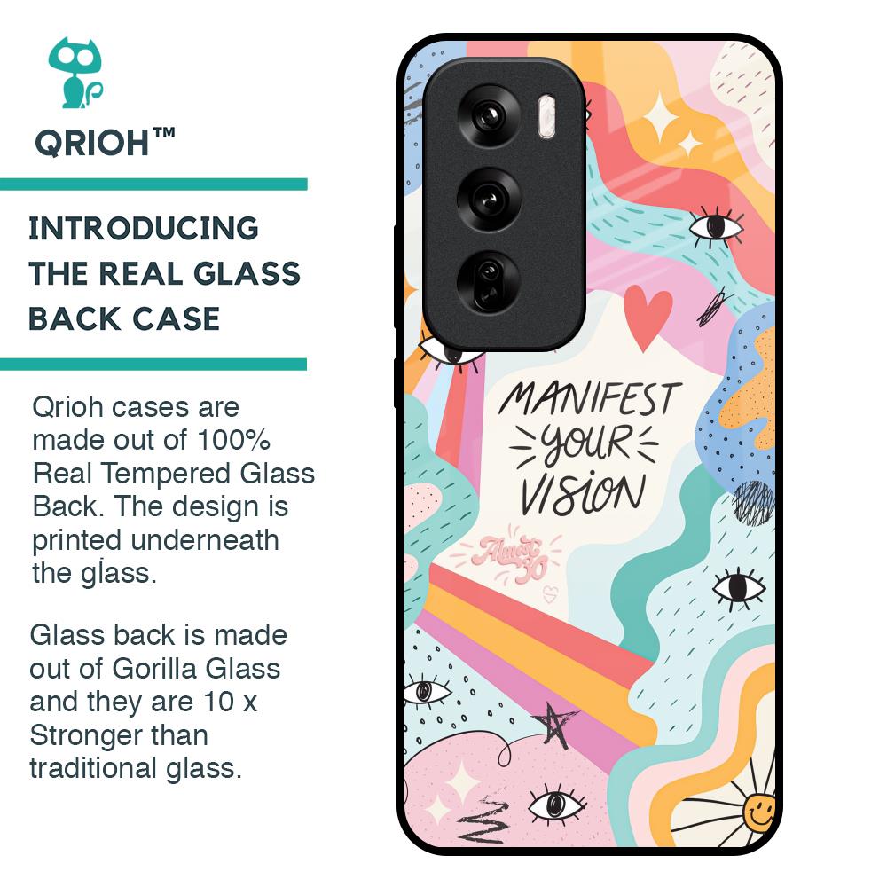 Vision Manifest Glass Case for Oppo Reno 12 Pro 5G