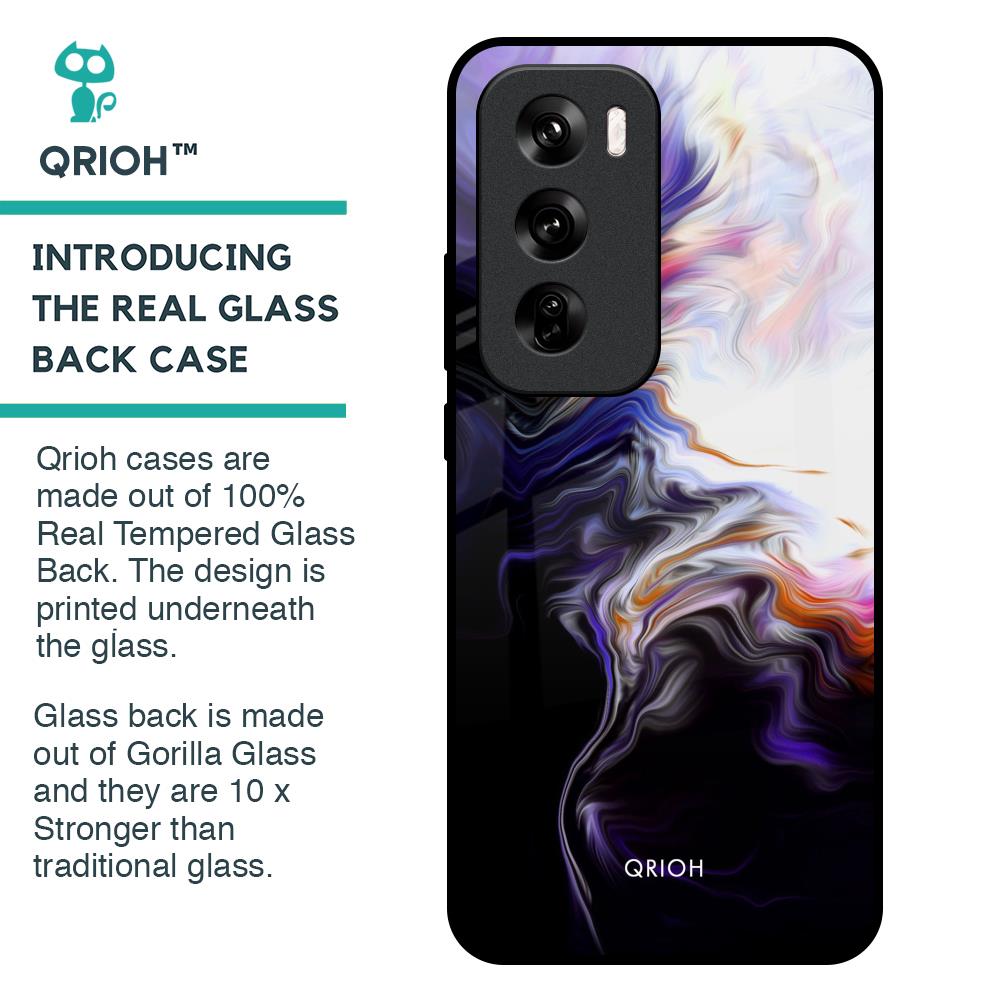 Enigma Smoke Glass Case for Oppo Reno 12 Pro 5G