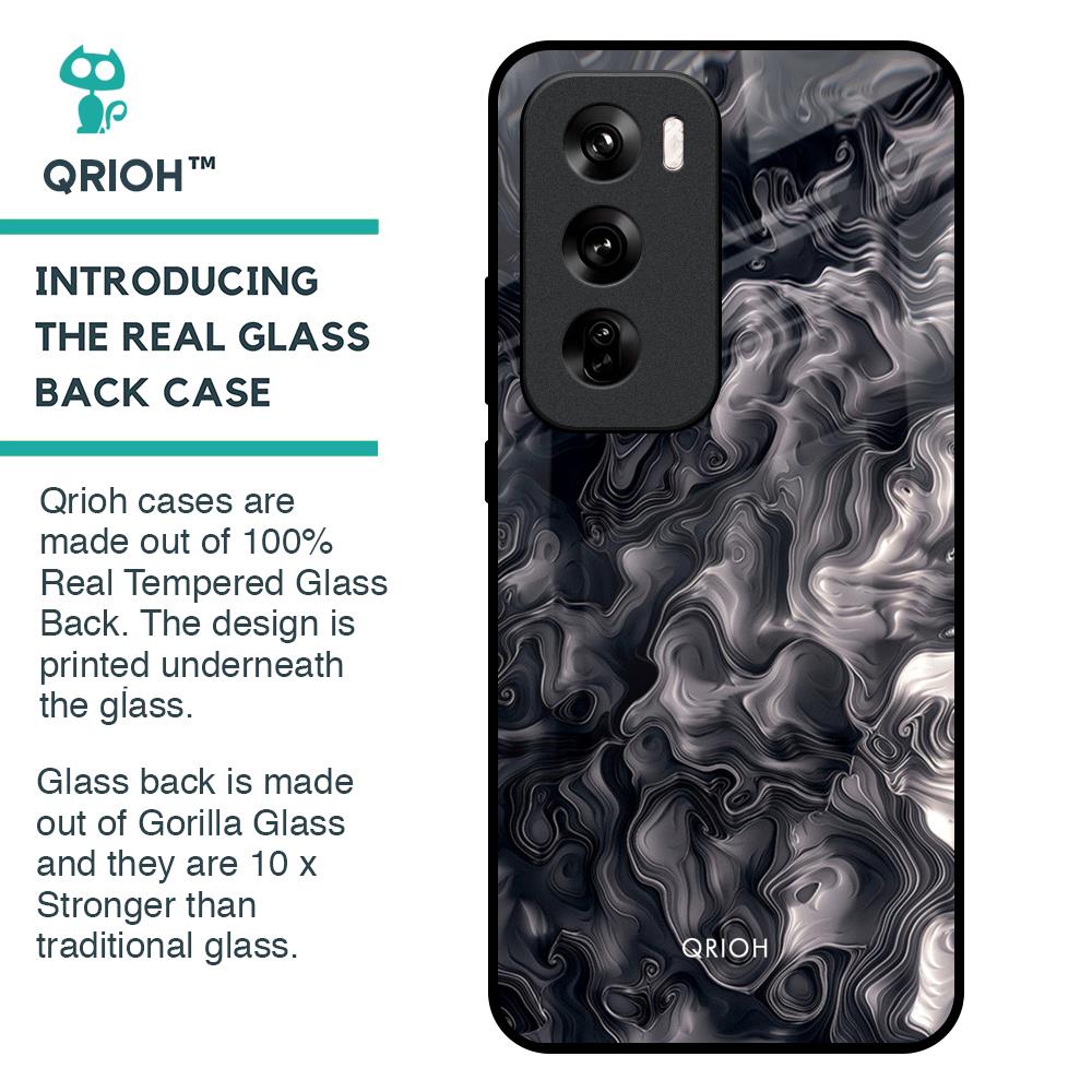 Cryptic Smoke Glass Case for Oppo Reno 12 Pro 5G