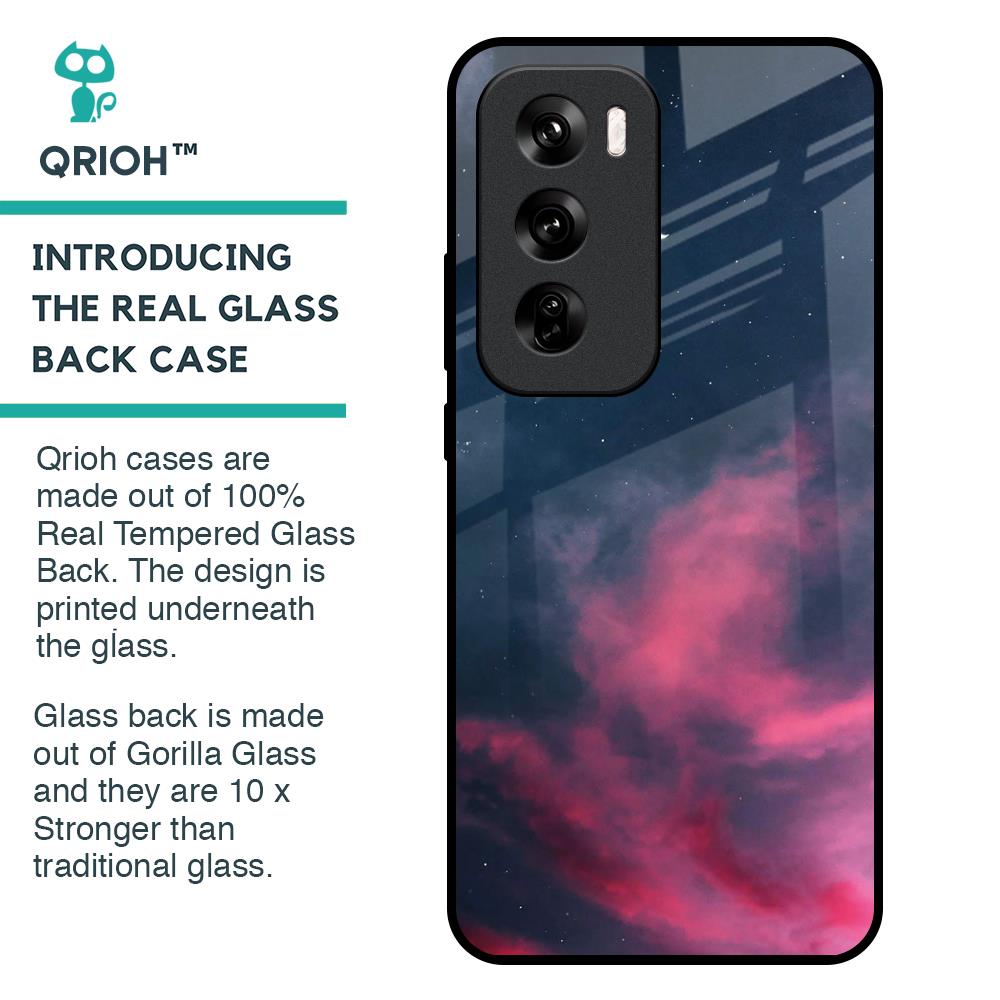 Moon Night Glass Case For Oppo Reno 12 Pro 5G