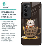 Tea With Kitty Glass Case For Oppo Reno 12 Pro 5G