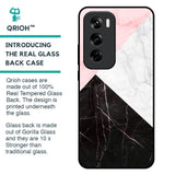 Marble Collage Art Glass Case For Oppo Reno 12 Pro 5G