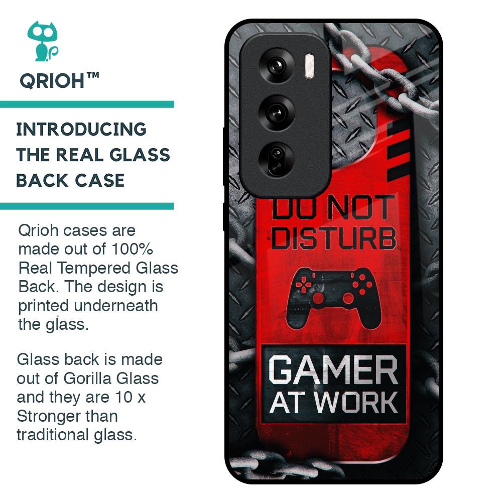 Do No Disturb Glass Case For Oppo Reno 12 Pro 5G