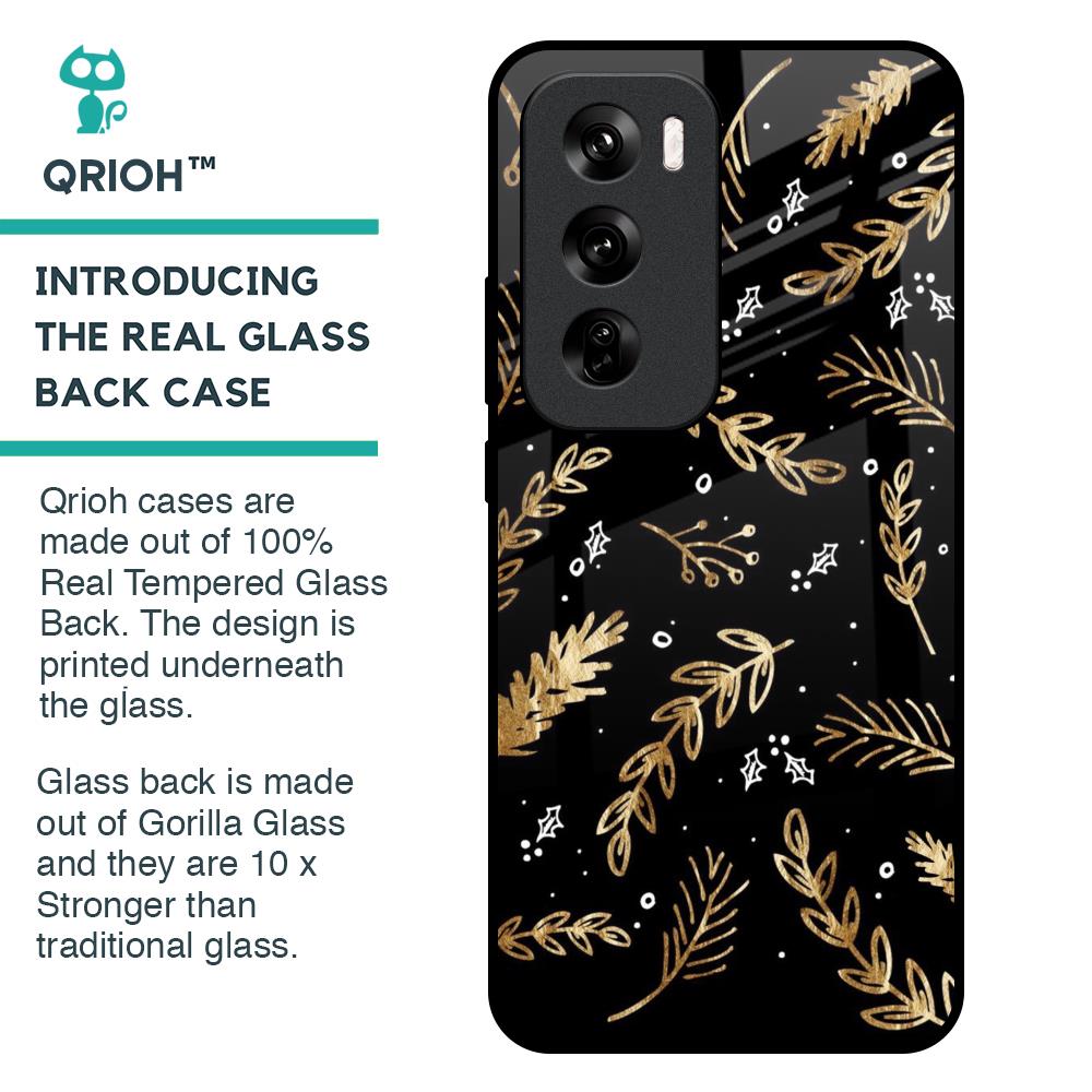Autumn Leaves Glass Case for Oppo Reno 12 Pro 5G
