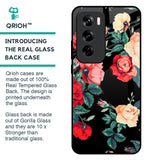 Floral Bunch Glass Case For Oppo Reno 12 Pro 5G