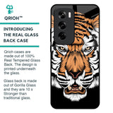 Angry Tiger Glass Case For Oppo Reno 12 Pro 5G