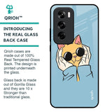 Adorable Cute Kitty Glass Case For Oppo Reno 12 Pro 5G