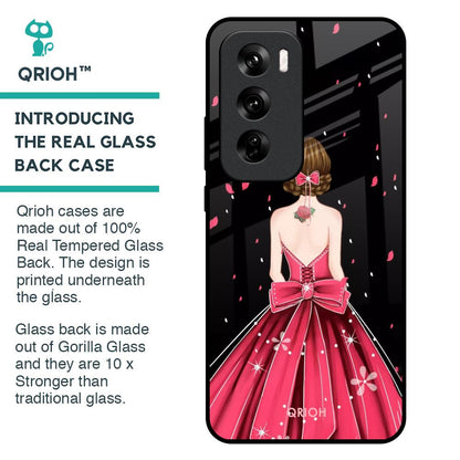 Fashion Princess Glass Case for Oppo Reno 12 Pro 5G