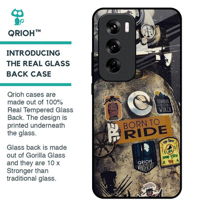 Ride Mode On Glass Case for Oppo Reno 12 Pro 5G