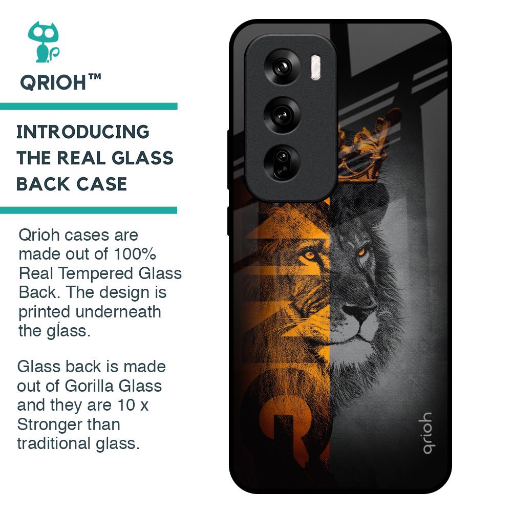King Of Forest Glass Case for Oppo Reno 12 Pro 5G