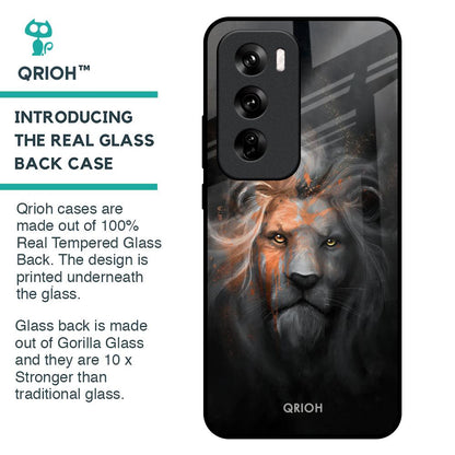 Devil Lion Glass Case for Oppo Reno 12 Pro 5G