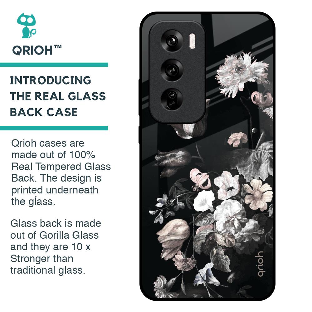 Artistic Mural Glass Case for Oppo Reno 12 Pro 5G
