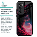 Moon Wolf Glass Case for Oppo Reno 12 Pro 5G