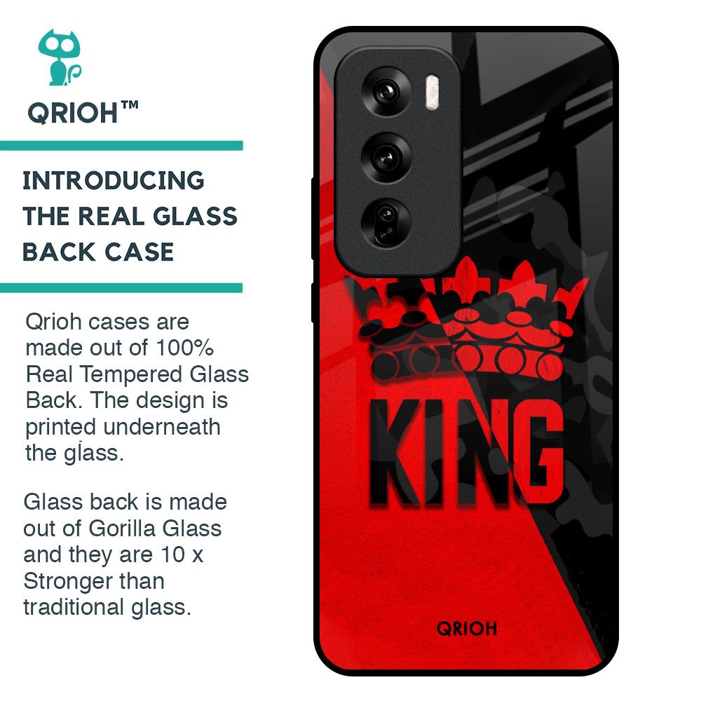 I Am A King Glass Case for Oppo Reno 12 Pro 5G