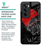 Red Moon Tiger Glass Case for Oppo Reno 12 Pro 5G