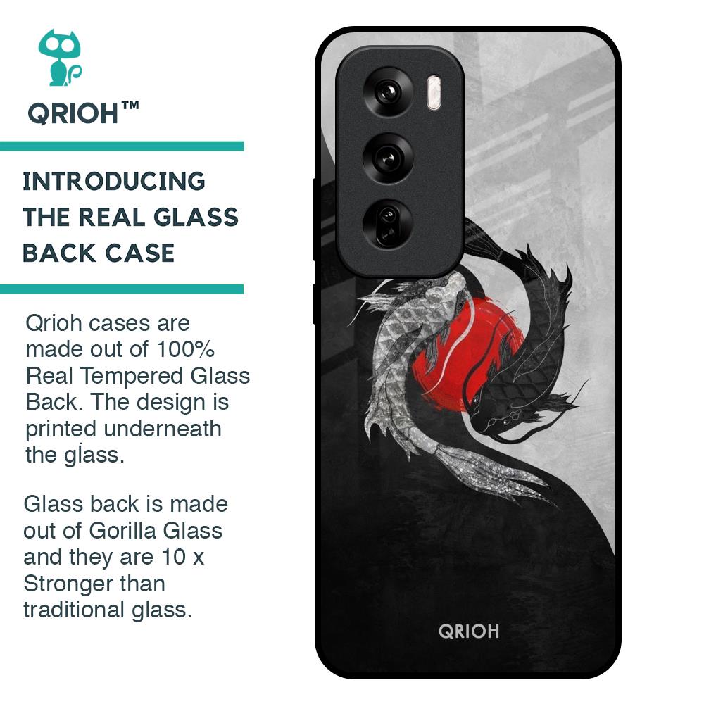 Japanese Art Glass Case for Oppo Reno 12 Pro 5G