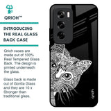 Kitten Mandala Glass Case for Oppo Reno 12 Pro 5G