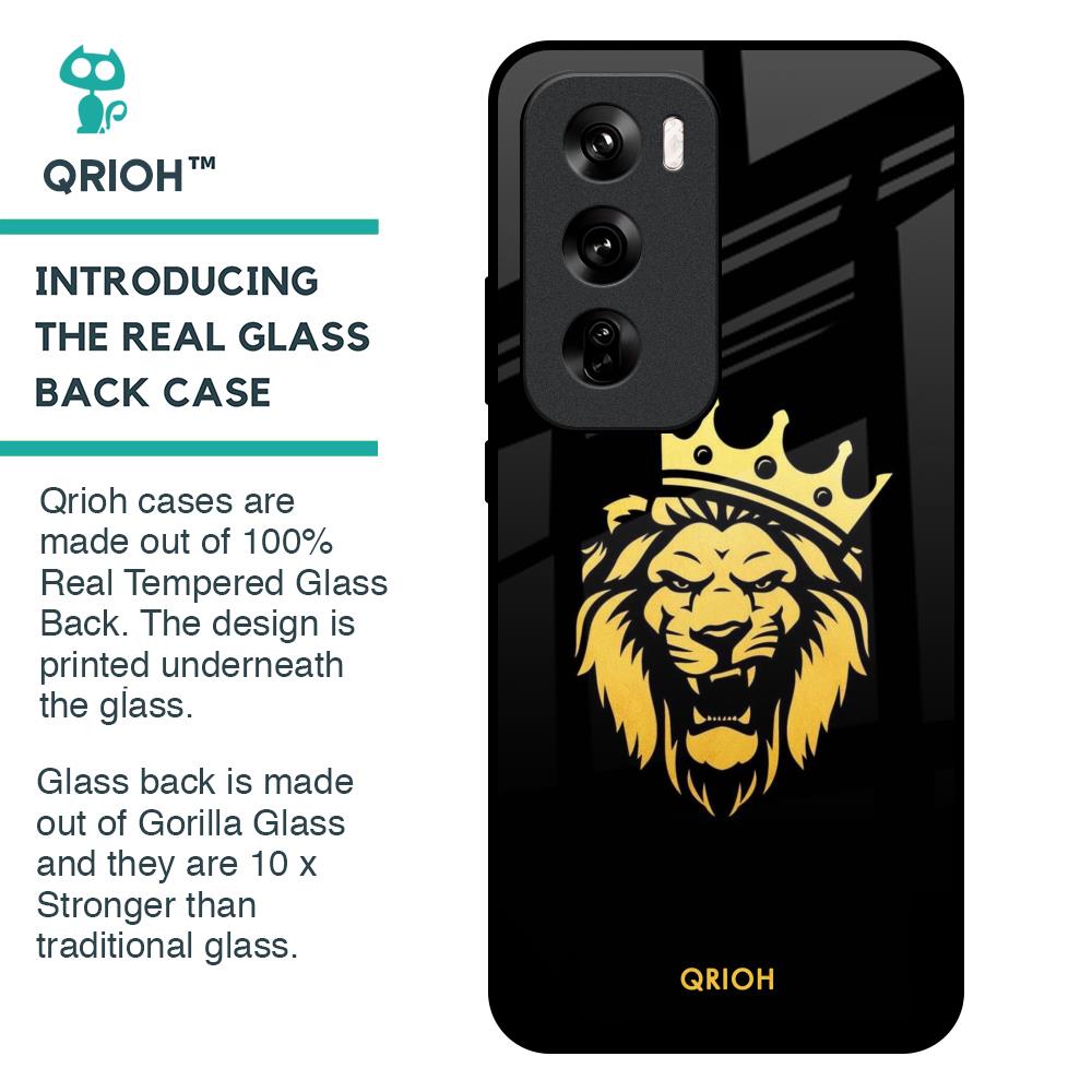Lion The King Glass Case for Oppo Reno 12 Pro 5G