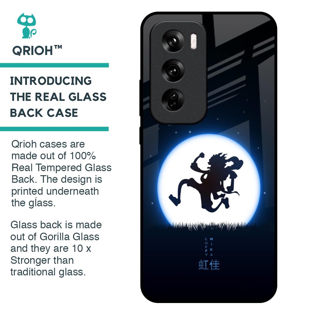Luffy Nika Glass Case for Oppo Reno 12 Pro 5G