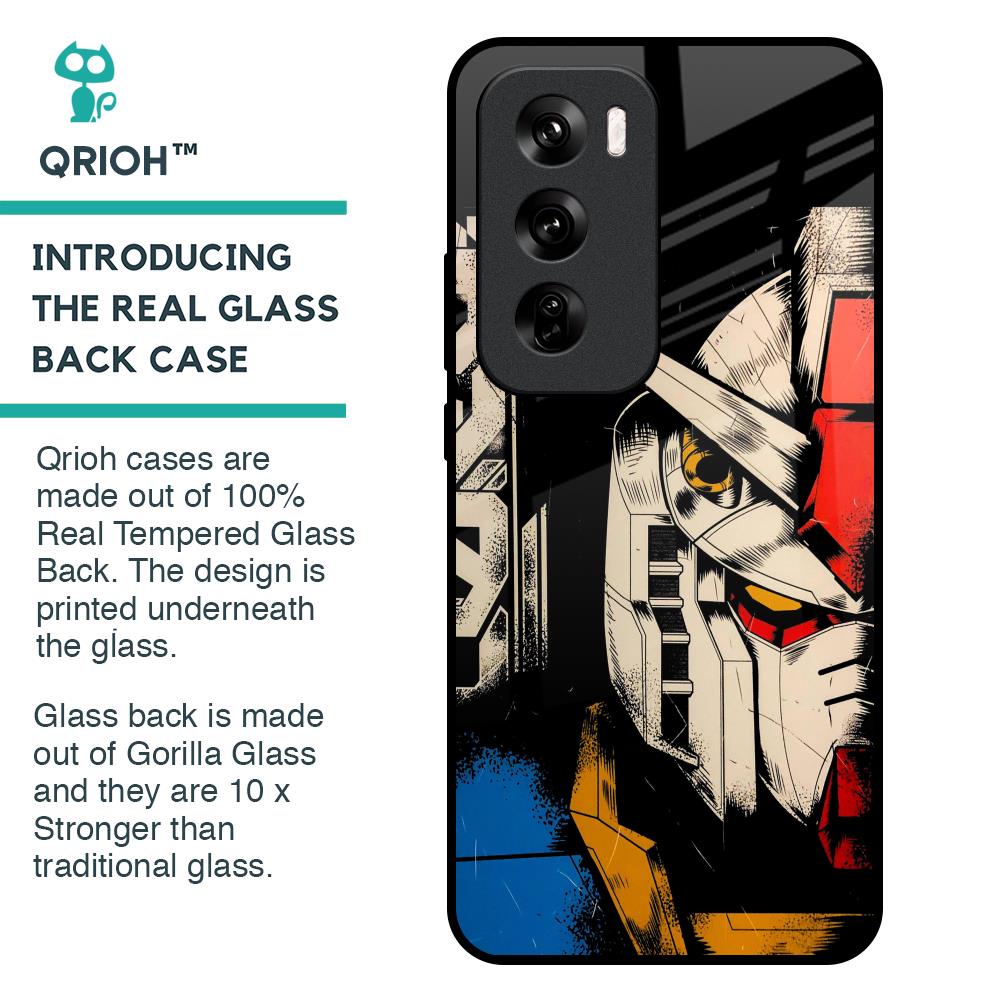 Transformer Art Glass Case for Oppo Reno 12 Pro 5G