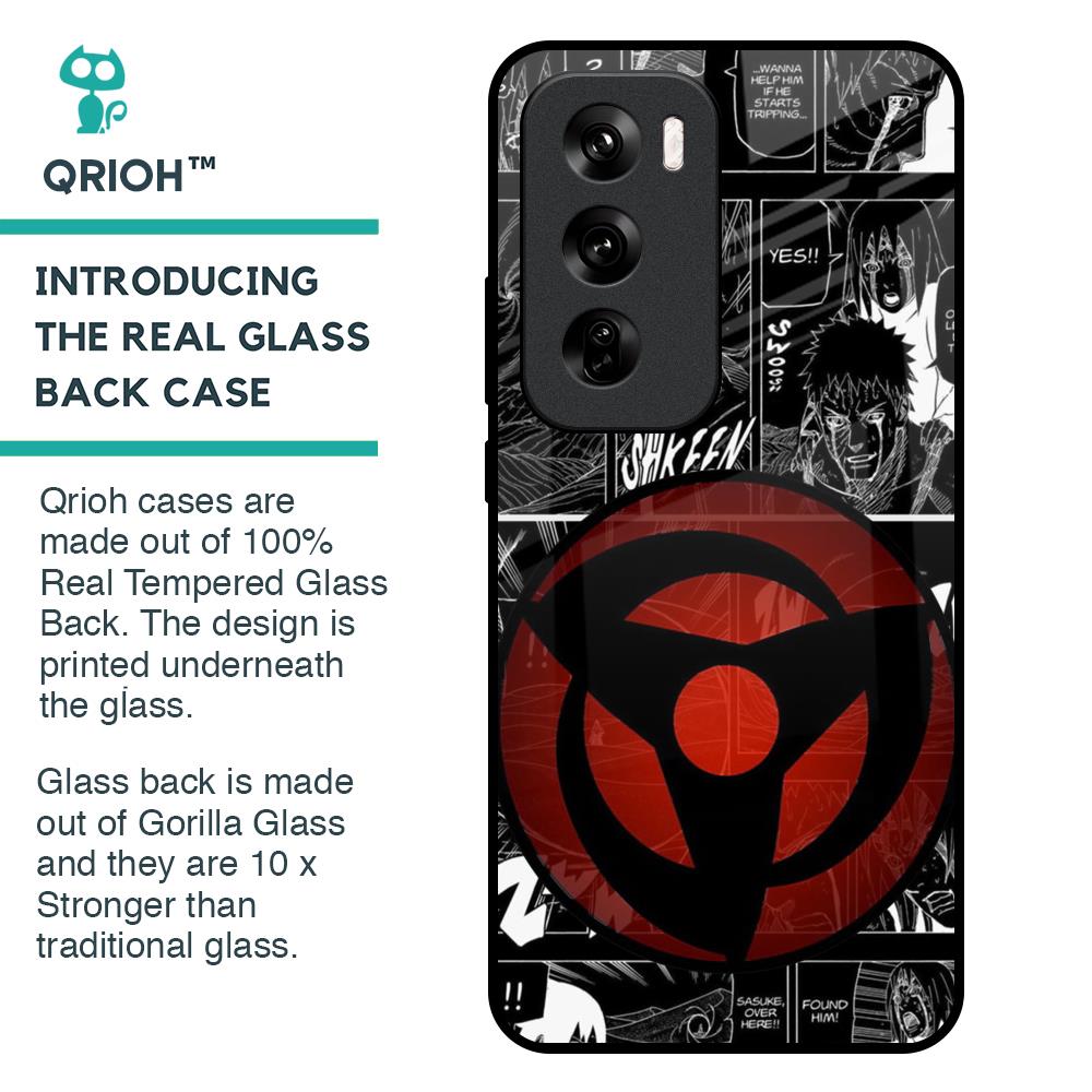 Sharingan Glass Case for Oppo Reno 12 Pro 5G