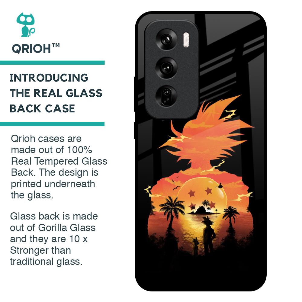 Japanese Paradise Glass Case for Oppo Reno 12 Pro 5G