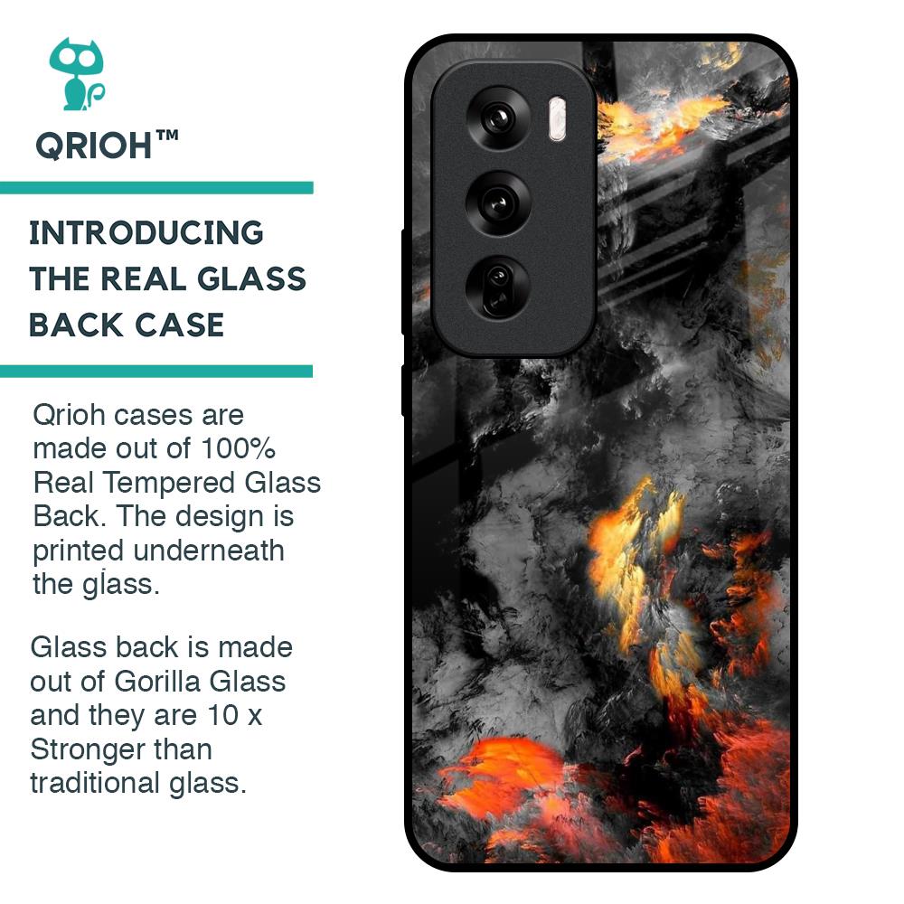 Lava Explode Glass Case for Oppo Reno 12 Pro 5G