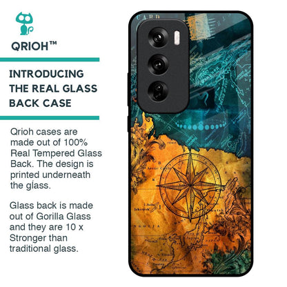 Architecture Map Glass Case for Oppo Reno 12 Pro 5G