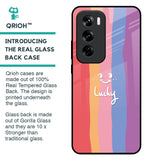 Lucky Abstract Glass Case for Oppo Reno 12 Pro 5G