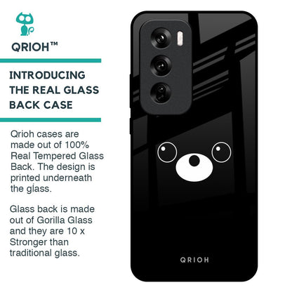 Cute Bear Glass Case for Oppo Reno 12 Pro 5G