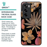 Lines Pattern Flowers Glass Case for Oppo Reno 12 Pro 5G
