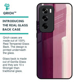 Brush Stroke Art Glass Case for Oppo Reno 12 Pro 5G